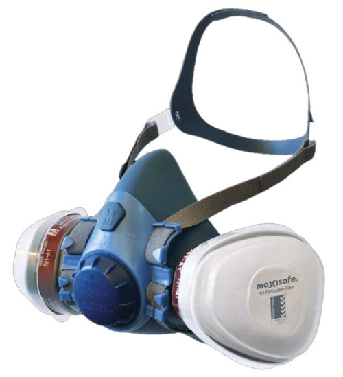 Half Dust Mask Package With Abek Cartridge, P2 Prefilter & Holder Large