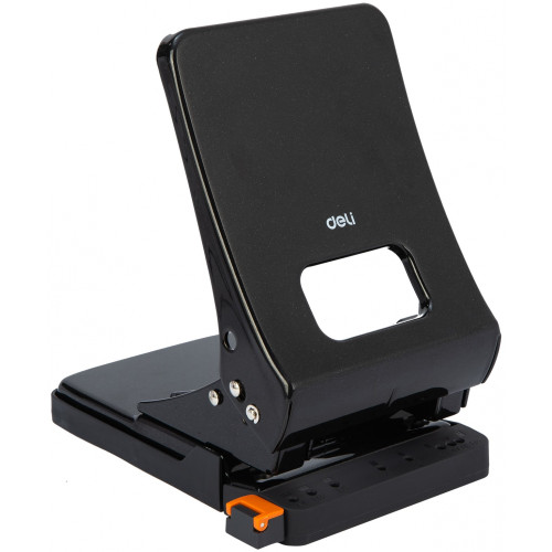 Deli HOLE PUNCH 2 Hole Effortless Heavy Duty Metal Black	45 Sheets