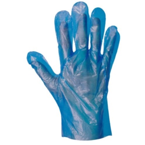 Blue LDPE Food Care Disposable Gloves Ladies Pack of 500