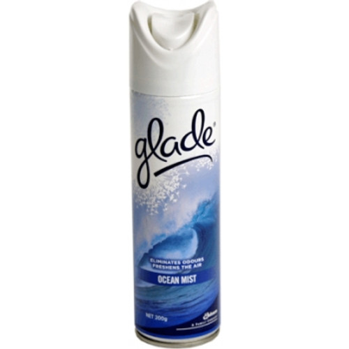 GLADE AIR FRESHENER Ocean Mist, Carton of 8