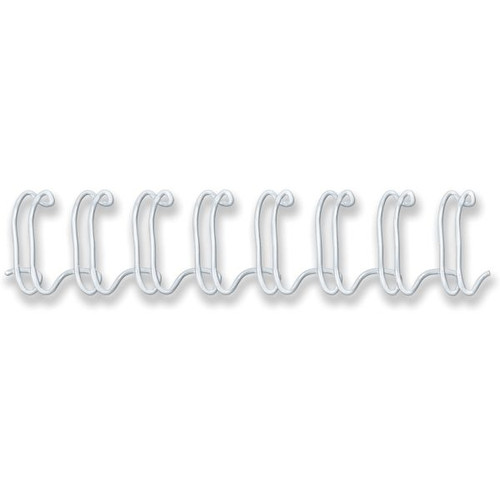 GOLD SOVEREIGN BINDING WIRES 34 LOOP 3:1 PITCH 11MM WHITE PACK OF 100 (Pack of 1009)