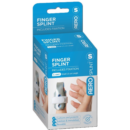 AEROSPLINT Finger Splint (Small) 5.5 x 3.5 x 3.5cm, Each
