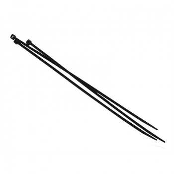 CABLE TIES 250mm x 5mm wide Black, Pack 100 72615