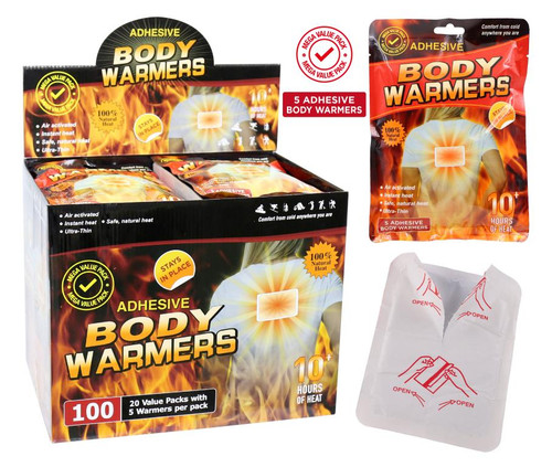 Body Warmers 12.6 x 9.8 cm, Pack of 5