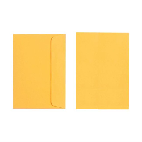 Quill Coloured Envelope 80gsm C6 - Sunshine, Pack of 25 (93018)