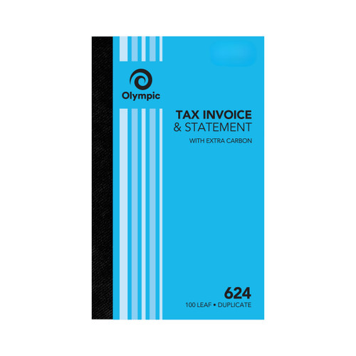 Olympic Carbon Duplicate Invoice Statement No.624 200 x 125mm 100 Leaf (142802)