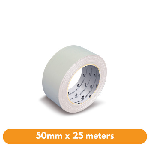 Olympic Cloth Tape 50mm x 25m White (141722)