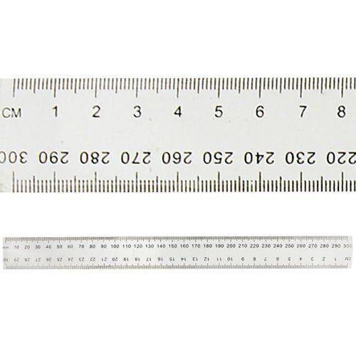 Plastic Ruler 12 Pack - 30cm