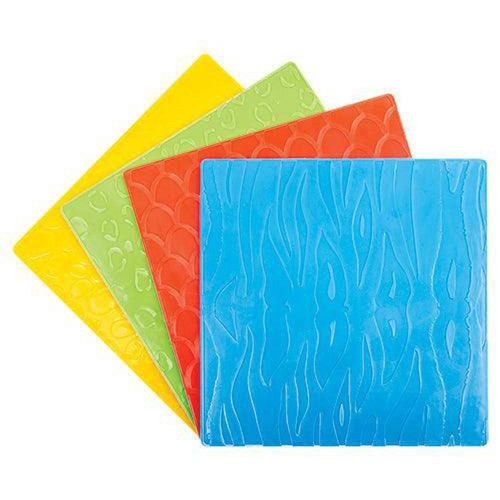 Pattern Rubbing Plates Pack of 4