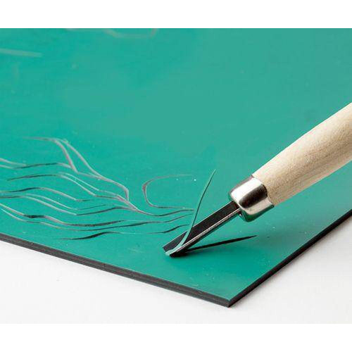 Velvet Print Double Sided Lino Tile - 40 x 60cm