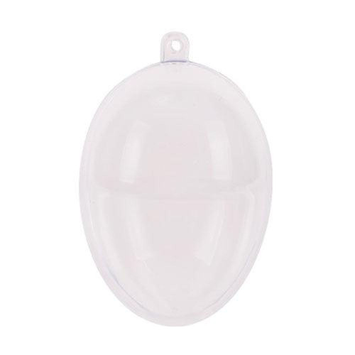 Plastic Egg Shape 80mm Pack of 10