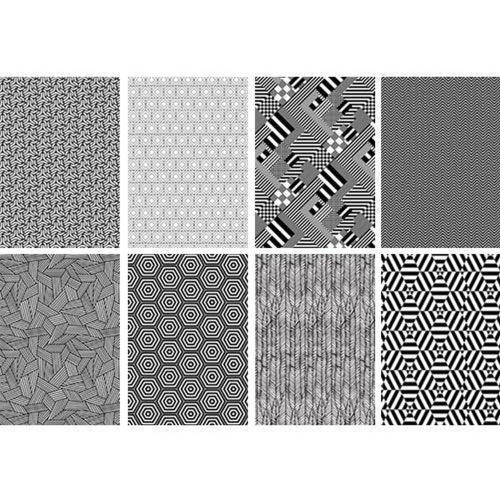 Pattern Paper A4 Contrast Pack of 40