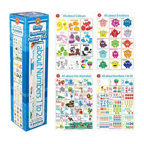 All About Early Learning Poster Box Set of 4
