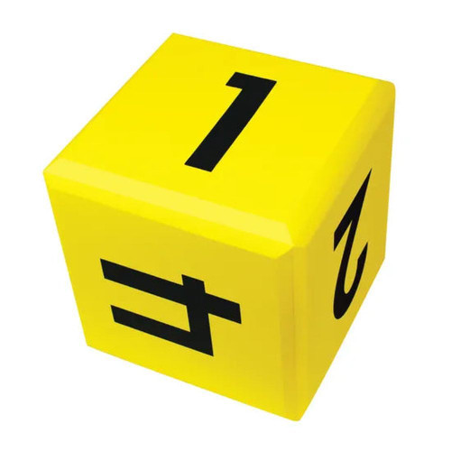Dice: 6 Face Number Foam 200 mm