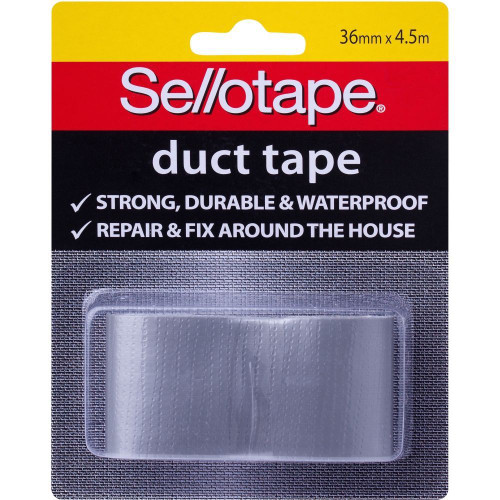 SELLOTAPE DUCT TAPE 36mmx4.5m Silver