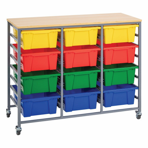 Triple Tote Tray Trolley Kits - Triple Kit - Primary