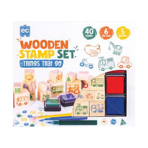 Wooden Stamper Set - Things That Go!
