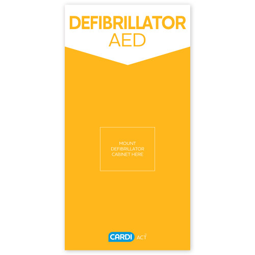 CARDI ACT Defibrillator (Poly Sign)