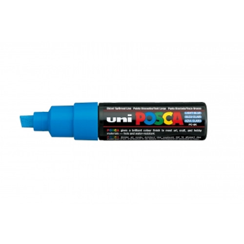 UNIBALL POSCA POSTER MARKER 8mm Chisel Blue