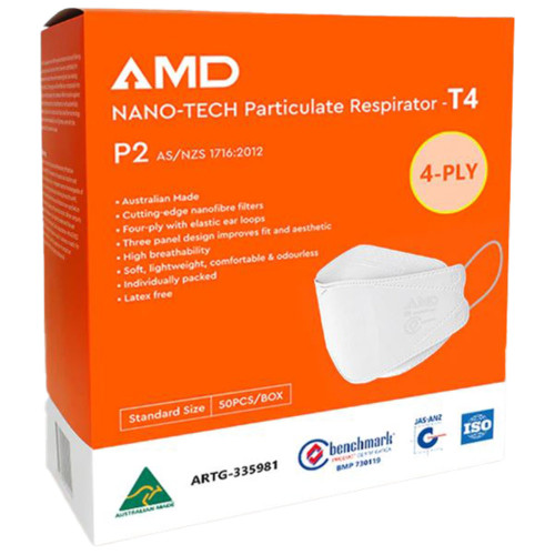 AMD Nano-tech P2 Mask, Box of 50