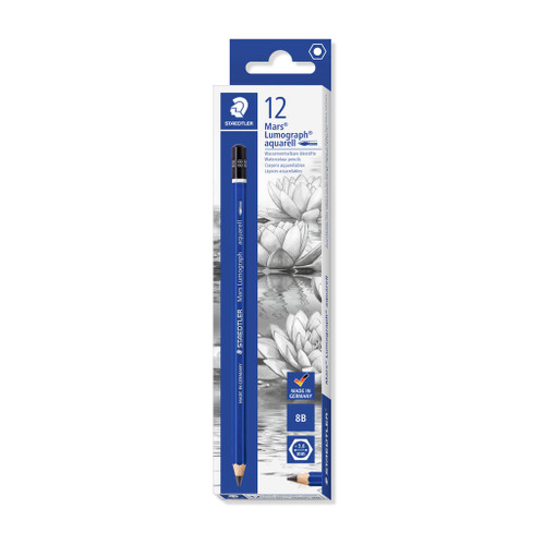 Staedtler 100 Mars Lumograph Aquarell Pencils - 8B, Each