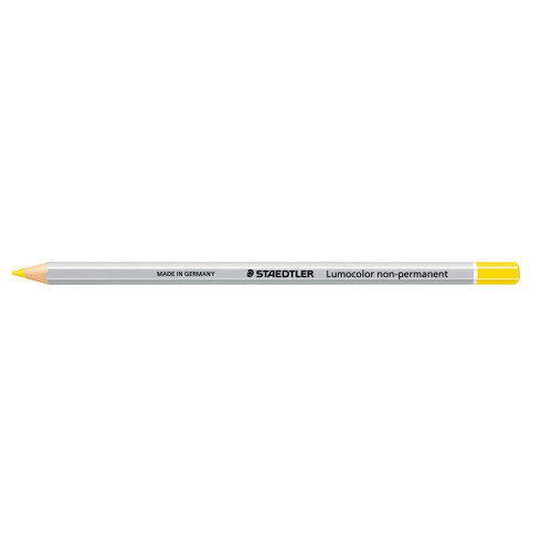 Staedtler 108 Lumocolor Non-Permanent Omnichrom Pencils - Yellow, Each