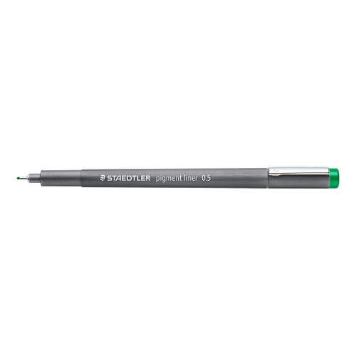 Staedtler 308 Pigment Liner 0.5mm - Green, Each