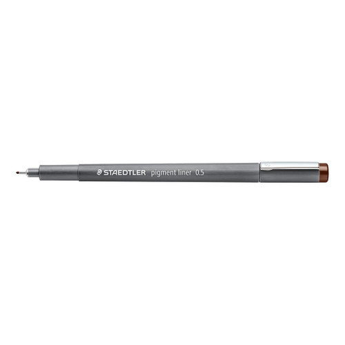 Staedtler 308 Pigment Liner 0.5mm - Brown, Each