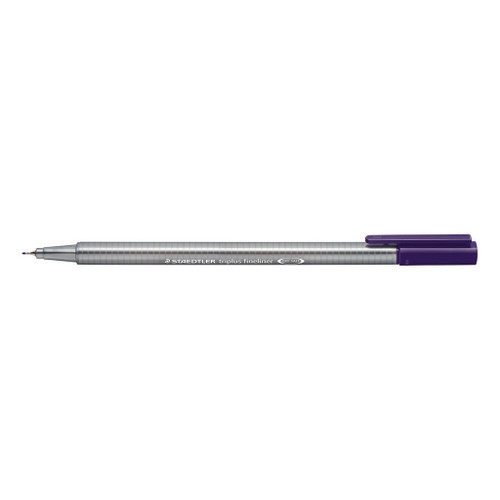 Staedtler 334 Triplus Fineliner - Dark Mauve, Each