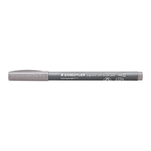 Staedtler 372 Pigment Soft Brush Pen - Warm Grey Light, Each
