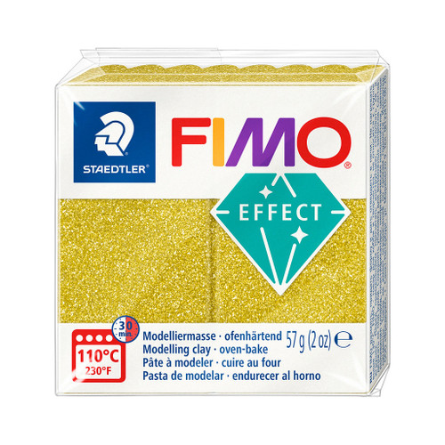 FIMO 8010 Effect 57g - Glitter Gold (Ref: 8020-112)