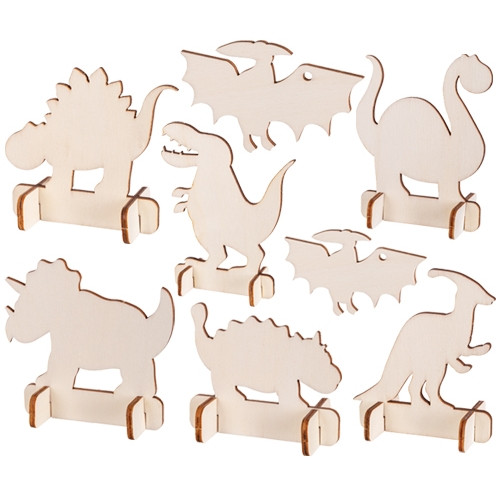 Wooden Dinosaurs 8s