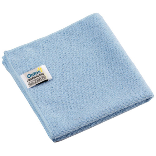 Oates r-MicroLife Base 100% Microfibre Cloth Blue 36cm x 36cm Pack of 10 (Replaces 165637 MF-035VB)
