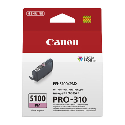 Canon PFI5100 Original Photo Magenta Ink Cartridge