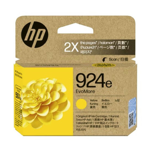 HP #924e EvoMore Original Yellow Ink Cartridge (4K0V9NA)
