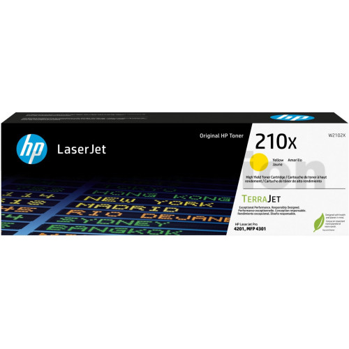 HP #210X Yellow High Yield Toner W2102X (W2152XC)