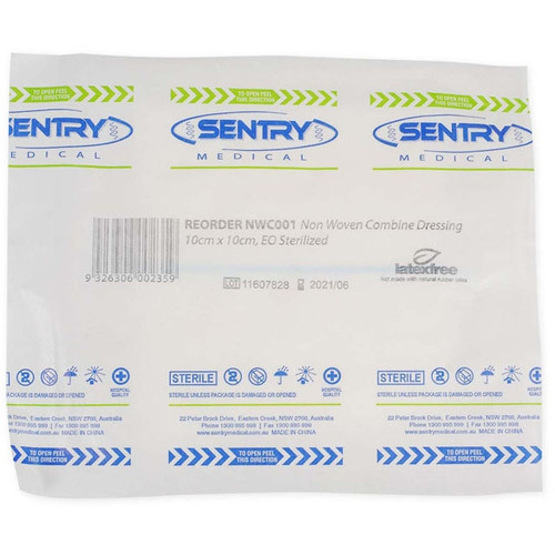 Non-Woven Combine Dressings 10cm x 10cm Sterile
