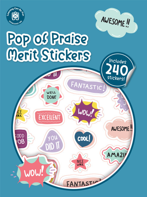 Pop of Praise Merit Sticker Book