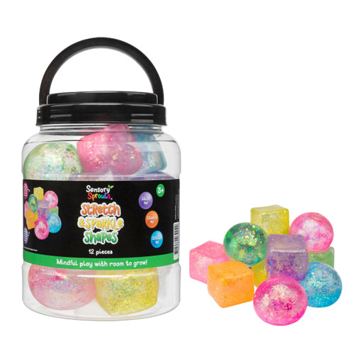 Stretch & Sparkle Shapes Jar
