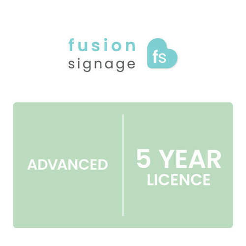 Fusion Signage Advanced 5 Year Licence
