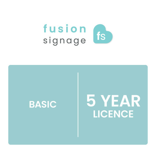 Fusion Signage Basic 5 Year Licence
