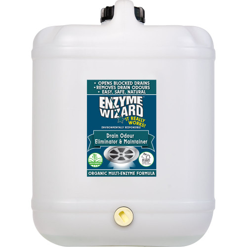 Enzyme Wizard Drain Odour Eliminator & Maintainer - 20L, Each