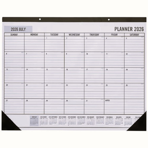 GNS DESK PLANNER 550X430MM Month To View 2026