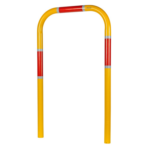 Pedestrian Bicycle Holding Rail - In Ground