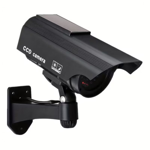 Black Dummy CCTV Camera with Flashing LED, Each