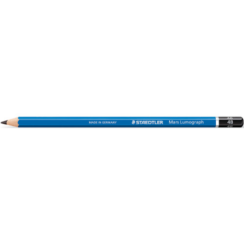 Staedtler 100 Mars Lumograph Pencils - 4B, Pack of 12