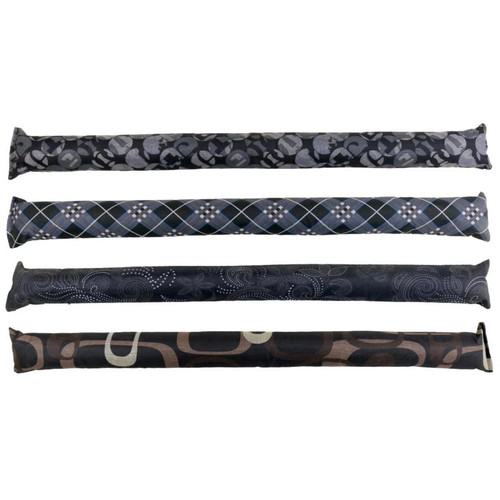 Heavy Duty Premium Door Stop with Patterned Fabric Series - 82 x 7cm in Assorted Colour, Each