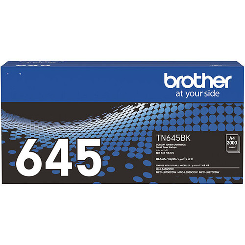 Brother TN645 Original Black Toner Cartridge with Yield 3K Suits HL-L8430CDW/ MFC-L8730CDW/ L8930CDW/ L8970CDW