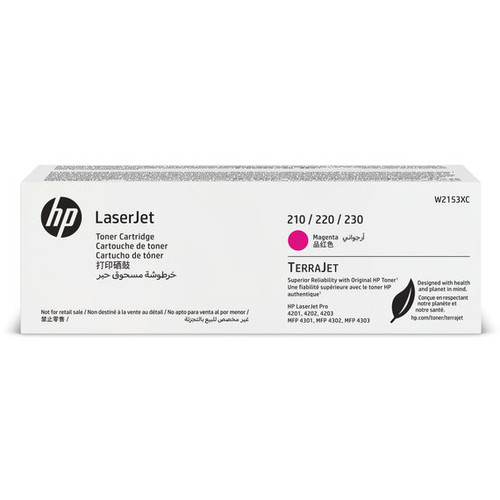 HP 210/220/230 Original High-Yield 5.5K Magenta Contract Laser Toner Cartridge (W2153XC), Each