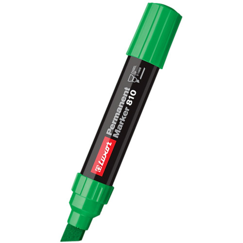 Luxor Jumbo Permanent Marker 810, Green Each